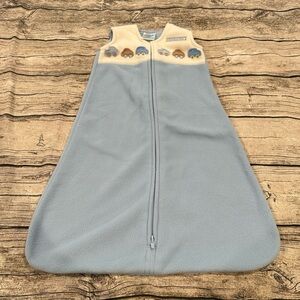 Like New!! Halo Fleece Sleepsack in Blue Size Small 0-6 Months